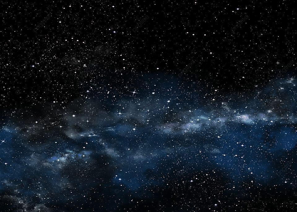 Black Moon on 23 August 2025 in the night sky, dark lunar phase with cosmic stars, astronomy photography, image via Pinterest user PNGTree