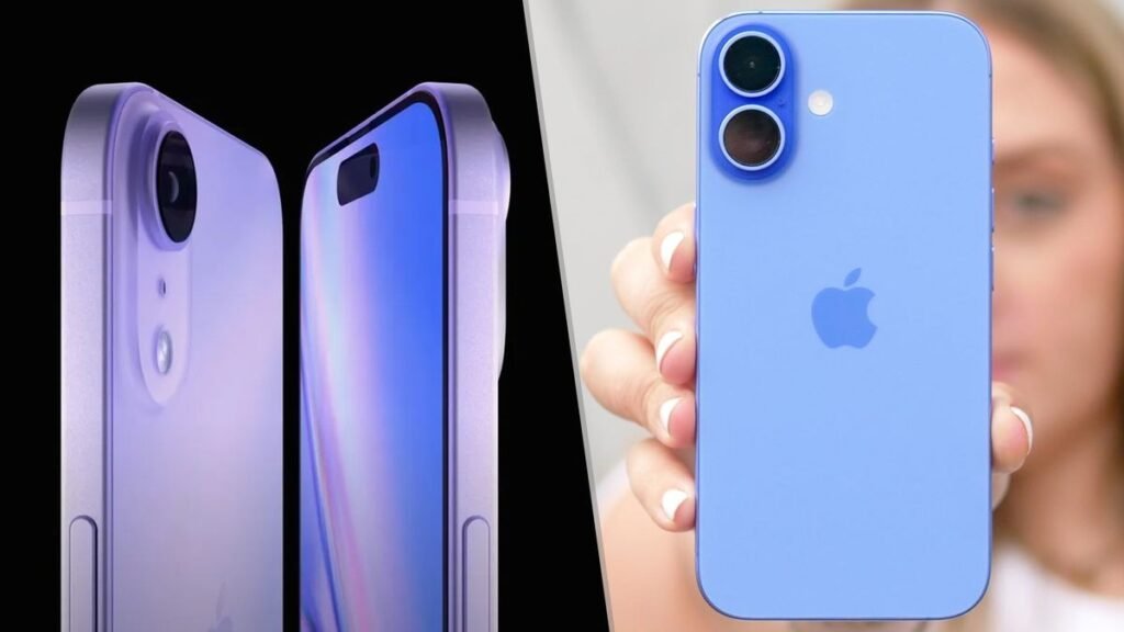 iPhone 17 vs iPhone 16 front camera comparison